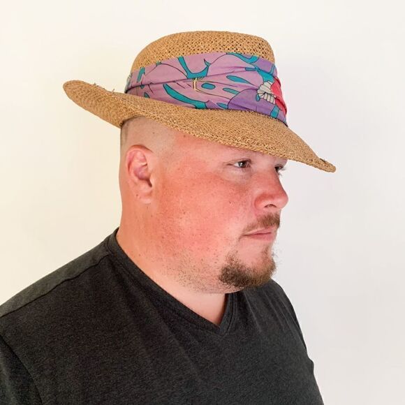 Vintage straw Panama hat   - Picture 3 of 11